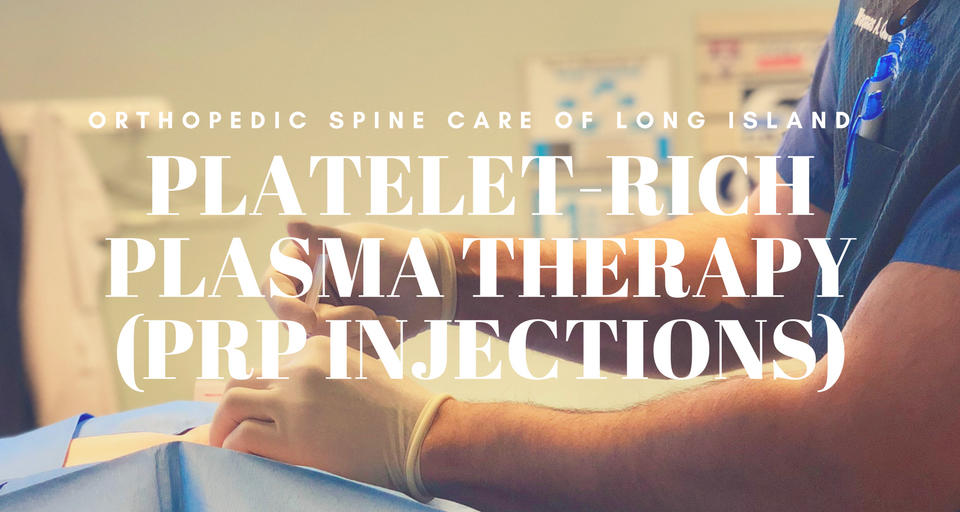 A photo of platelet rich plasma therapy.